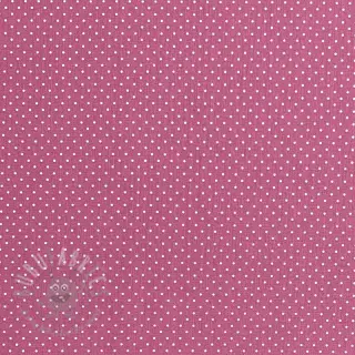 Bombažna tkanina Petit dots mauve