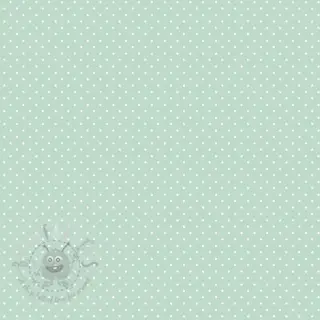 Bombažna tkanina Petit dots mint