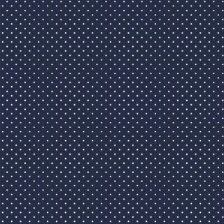 Bavlnená látka Petit dots navy