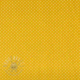 Bombažna tkanina Petit dots ochre