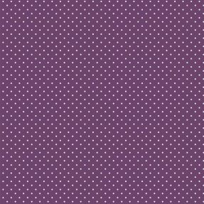 Bavlnená látka Petit dots purple