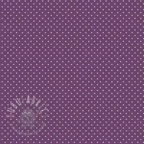 Bombažna tkanina Petit dots purple