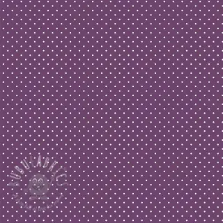 Bombažna tkanina Petit dots purple