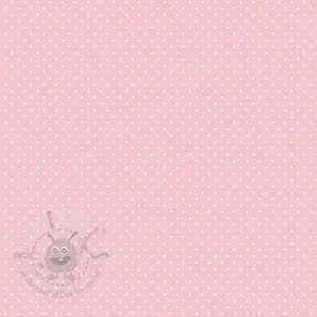 Bombažna tkanina Petit dots rose