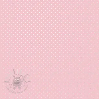 Bombažna tkanina Petit dots rose