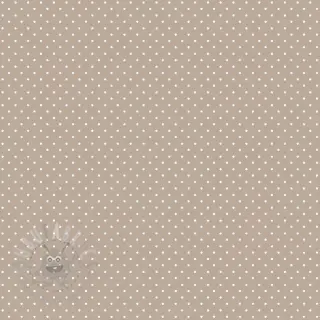 Bombažna tkanina Petit dots sand