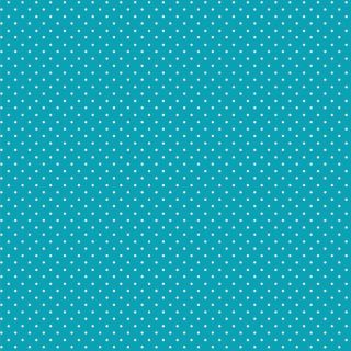Bavlnená látka Petit dots turqouise