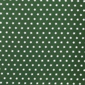 Bavlnená látka Petit stars dark green