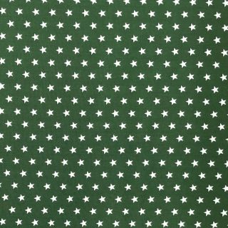 Bavlnená látka Petit stars dark green