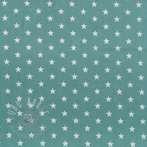 Bombažna tkanina Petit stars fresh sage