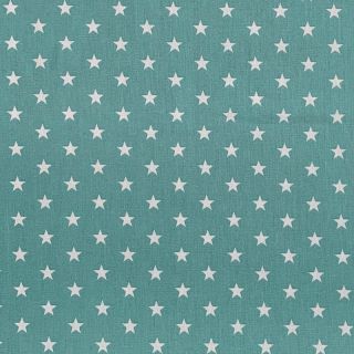 Bombažna tkanina Petit stars fresh sage