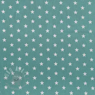 Bombažna tkanina Petit stars fresh sage
