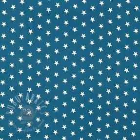 Bombažna tkanina Petit stars indigo