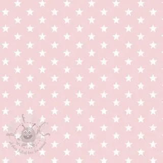 Bombažna tkanina Petit stars light rose