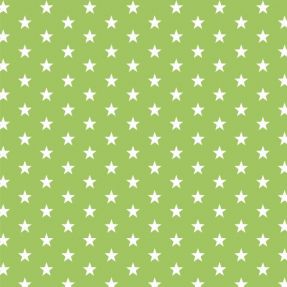 Bavlnená látka Petit stars lime