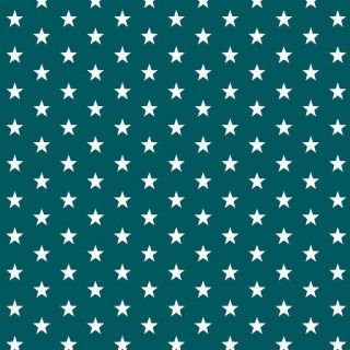 Bavlnená látka Petit stars petrol