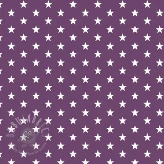 Bombažna tkanina Petit stars purple