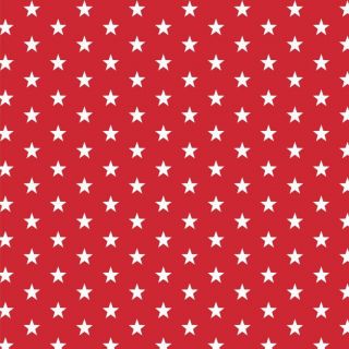 Bombažna tkanina Petit stars red