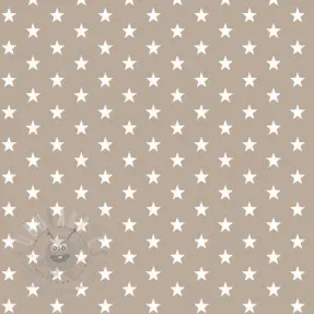 Bombažna tkanina Petit stars sand