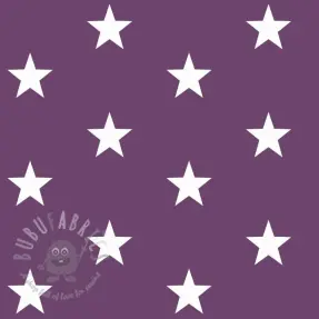 Bombažna tkanina Stars purple