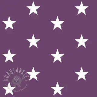 Bombažna tkanina Stars purple
