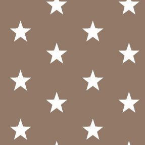 Bombažna tkanina Stars taupe
