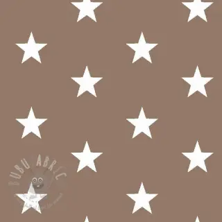 Bombažna tkanina Stars taupe