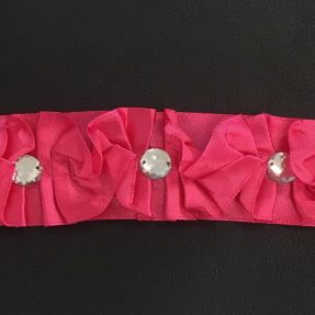 Saténová stuha Crystal fuchsia