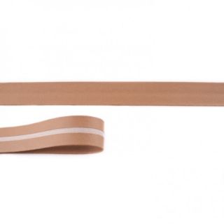 Poševni trak umetno usnje beige