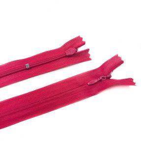 Skrita zadrga nedeljiva 25 cm fuchsia
