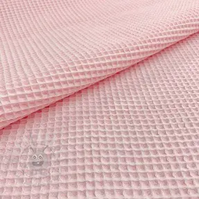 Bombažni vafel tkanja light rose