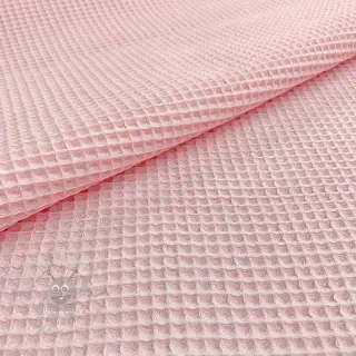 Bombažni vafel tkanja light rose