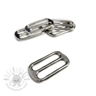 Kovinski drsnik 25 mm silver