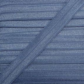 Obrobljeni elastični trak 15 mm svetli jeans