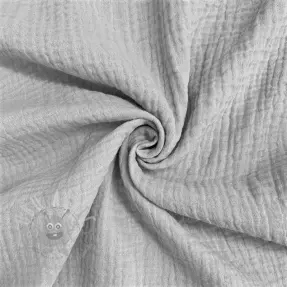 Dvojna gaza/muslin light grey