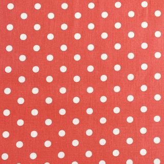 Bavlnená látka Dots coral