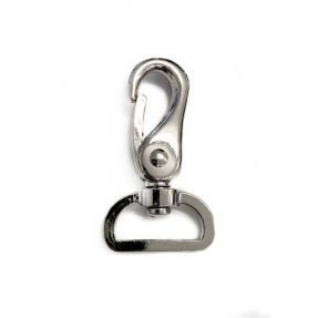 Kovinska karabin 25 mm silver