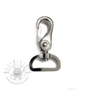 Kovinski karabin 25 mm silver