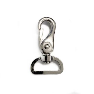 Kovinski karabin 25 mm silver