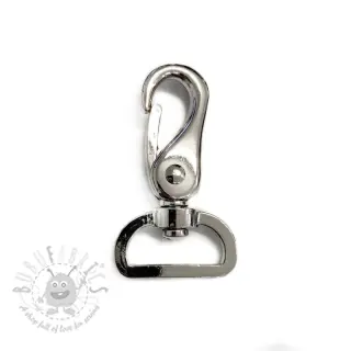 Kovinski karabin 25 mm silver
