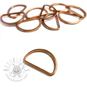 Kovinski polkrog 25 mm copper