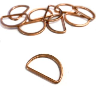 Kovinski polkrog 25 mm copper