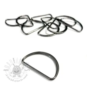 Kovinski polkrog 25 mm anthracite