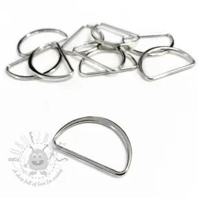 Kovinski polkrog 40 mm silver