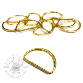 Kovinski polkrog 40 mm gold