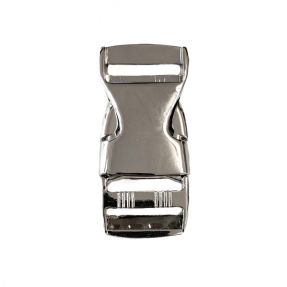 Kovinska zaponka trojzubec 25 mm silver