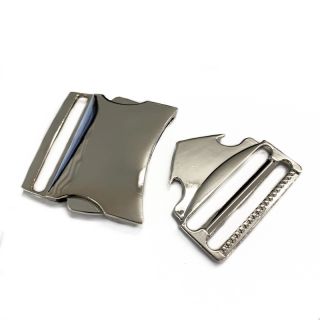 Kovinska zaponka trojzubec 40 mm silver