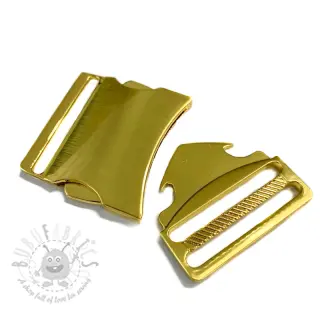 Kovinska zaponka trozob 40 mm gold