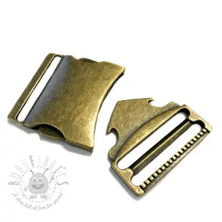Kovinska zaponka trozob 40 mm messing