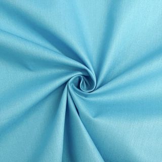 Bavlnený popelín sky blue